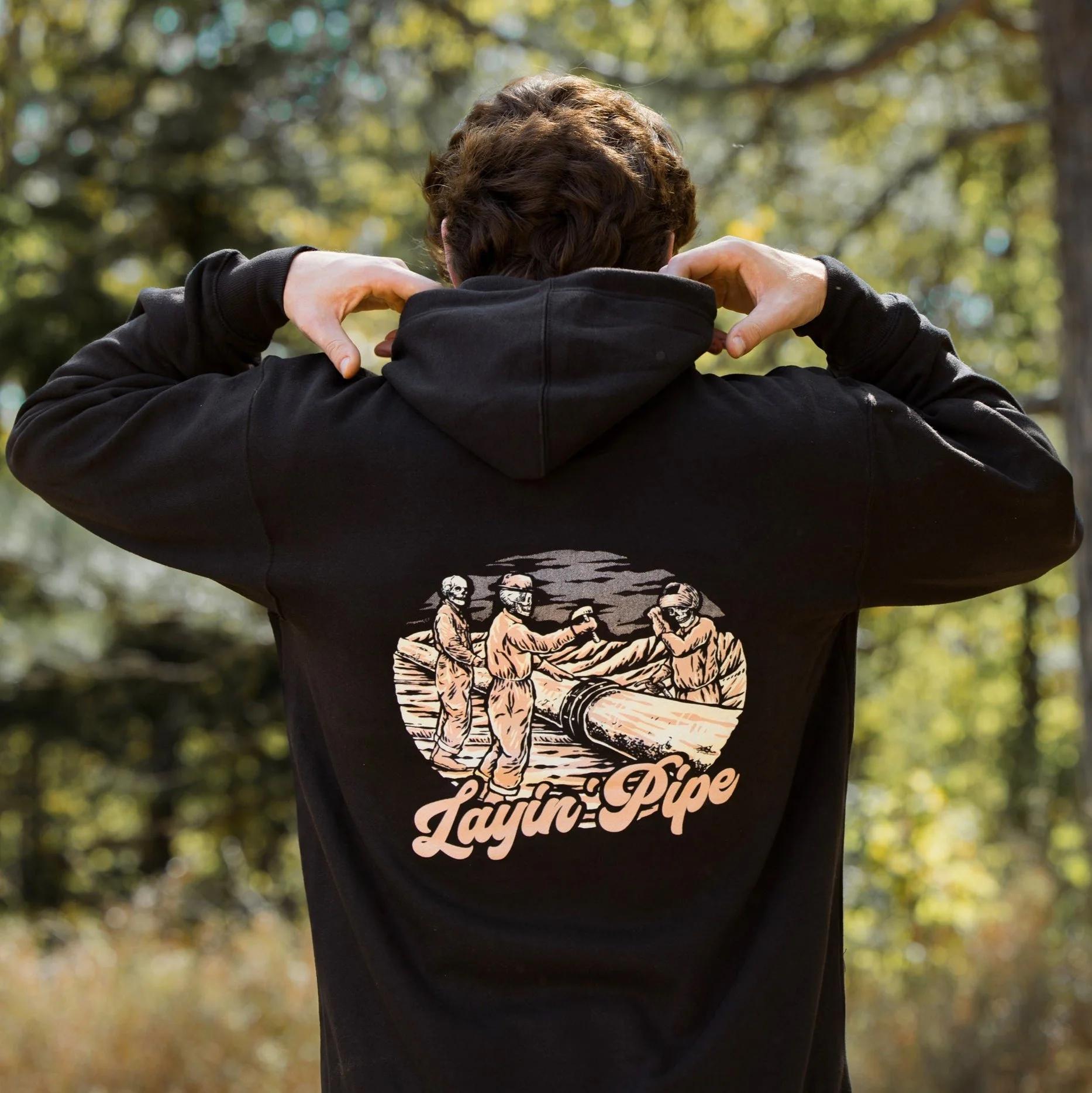 Layin' Pipe - Hoodie - Image 3