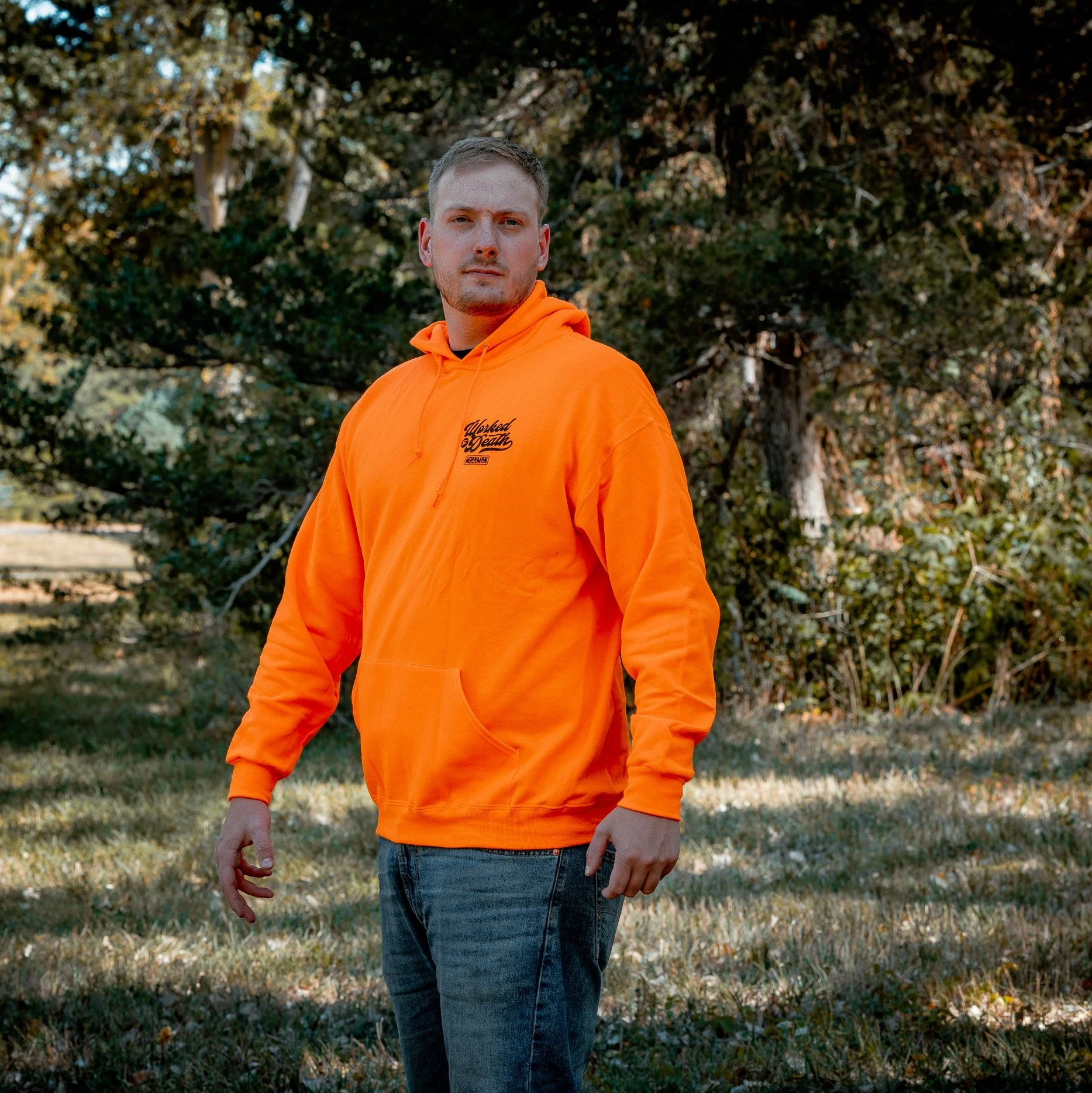 Shake Hands With Danger - Hoodie (Hi-Vis) - Image 9