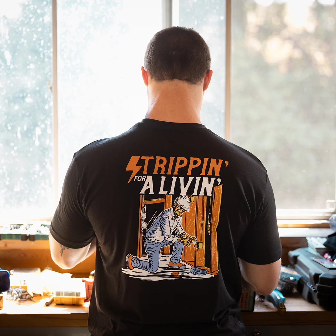Strippin' For A Livin' - Tee - Image 7