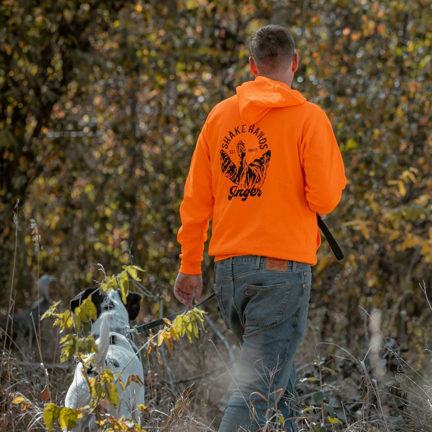 Worked To Death - Hoodie (Hi-Vis) - Image 5